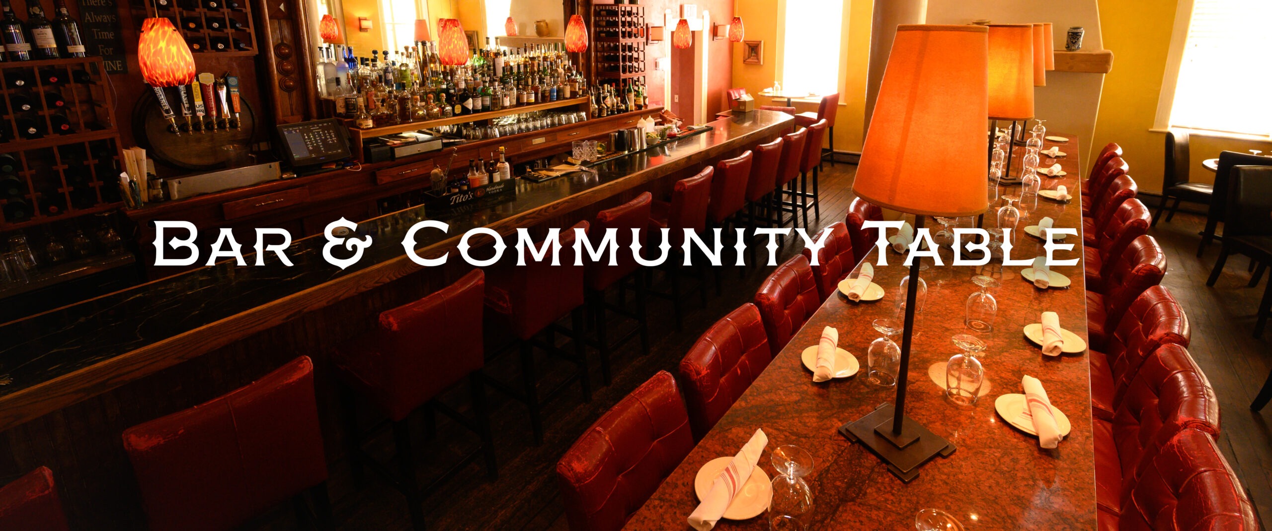 Community and bar with Title Bar and community table